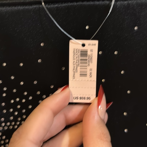 NWT Victoria’s Secret large black sparkle tote - Picture 2 of 4